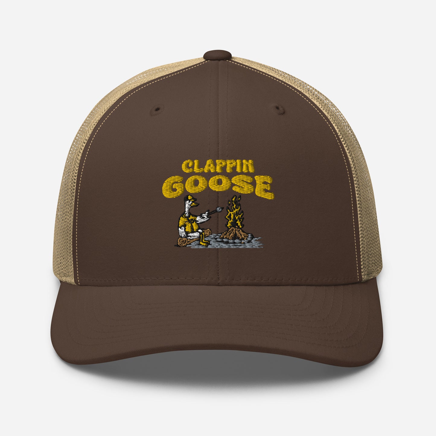 CAMPING GOOSE TRUCKER HAT