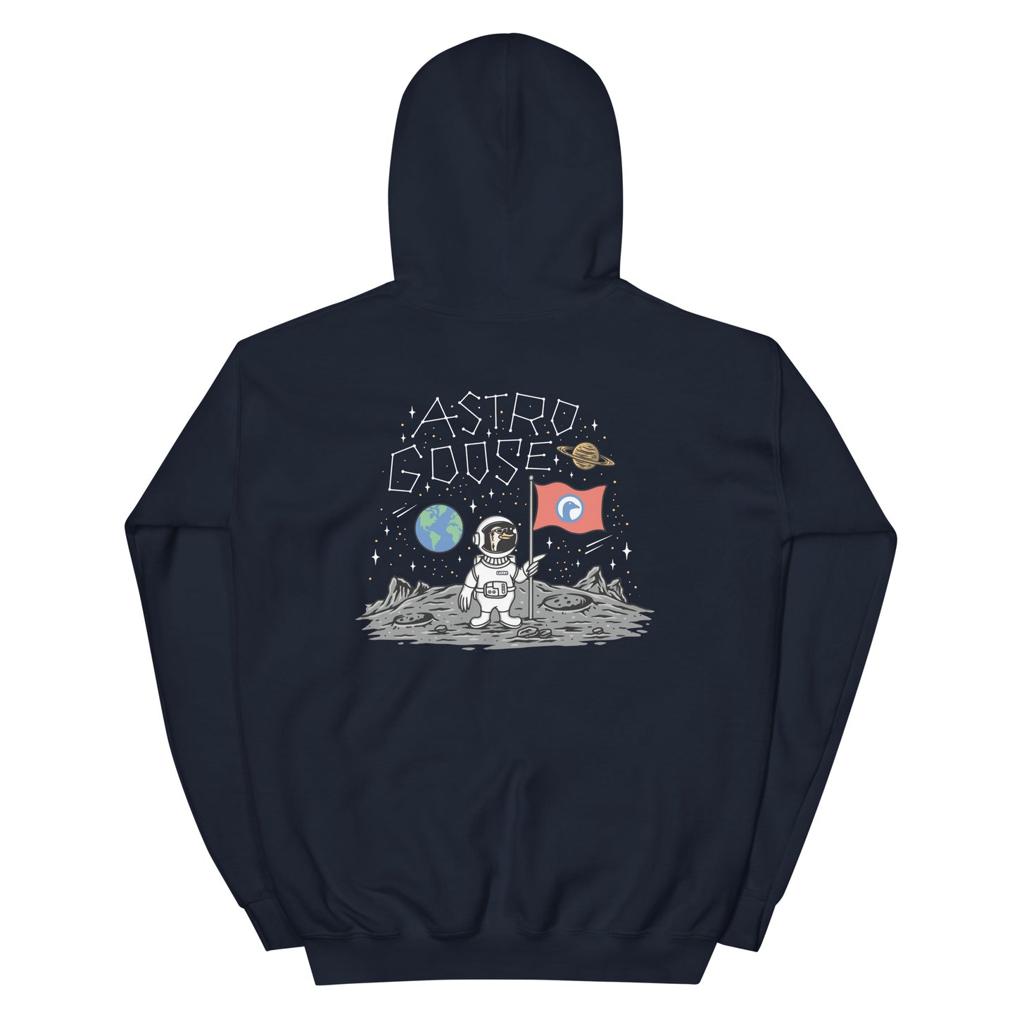 ASTRO GOOSE HOODIE - NAVY