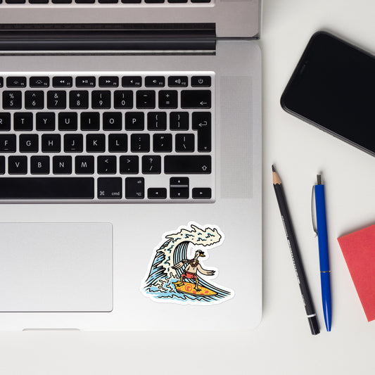 SURFING GOOSE STICKER