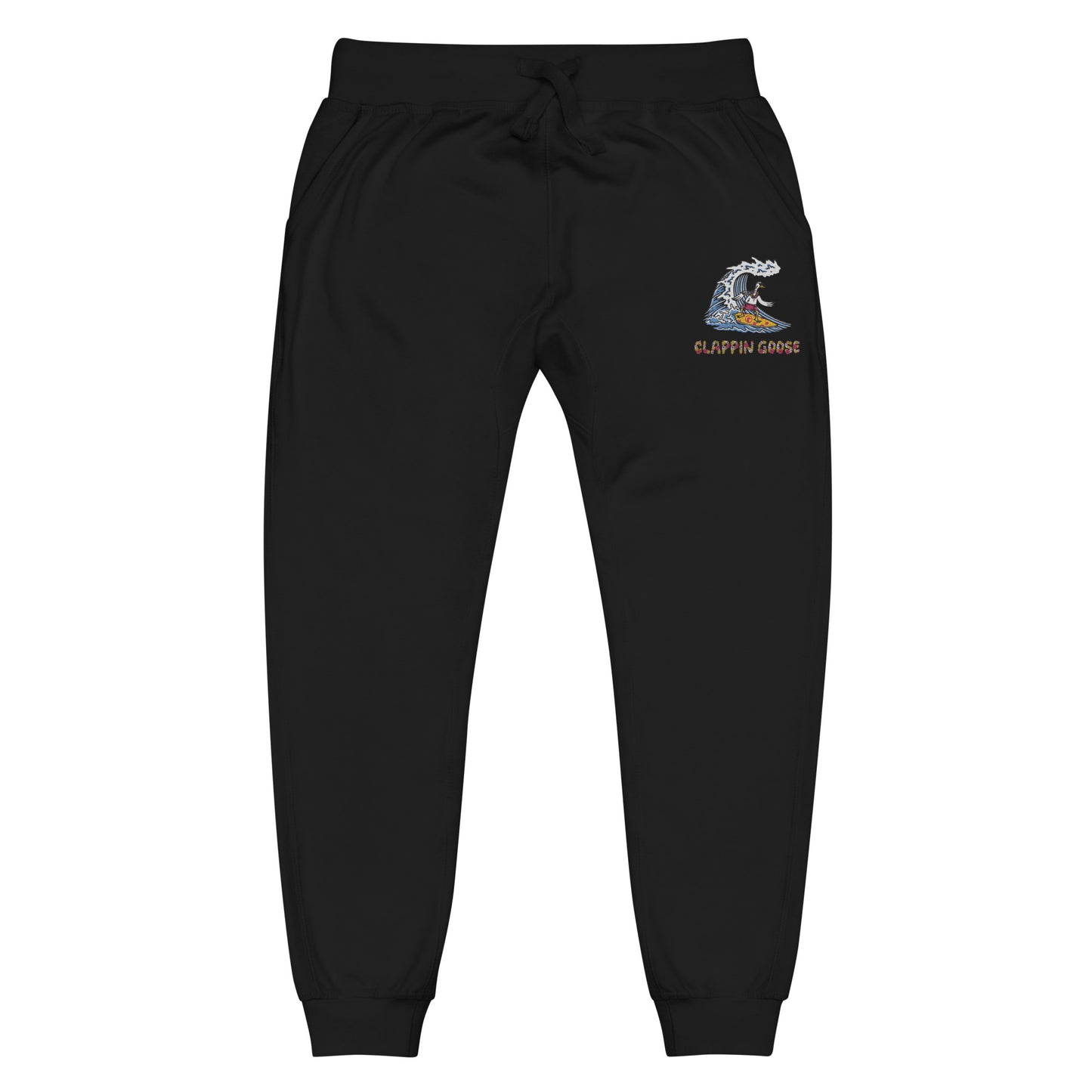 SURFING GOOSE JOGGERS - BLACK