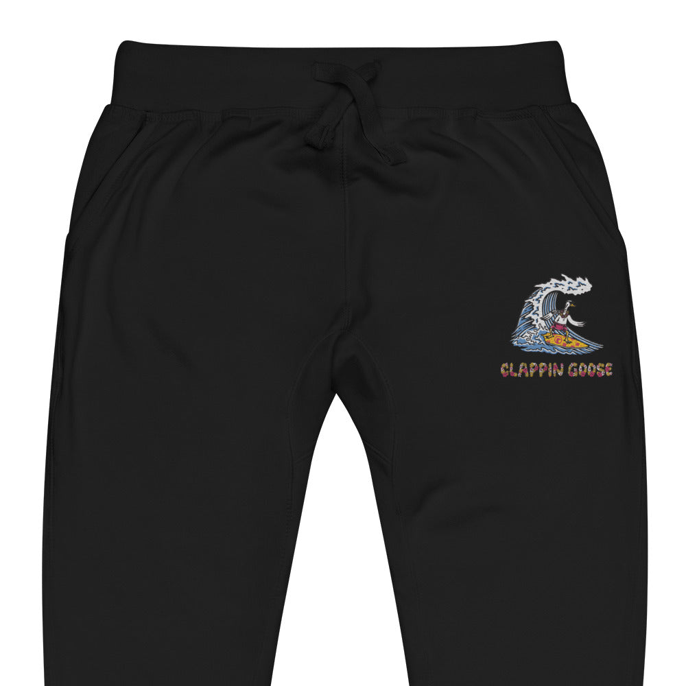 SURFING GOOSE JOGGERS - BLACK