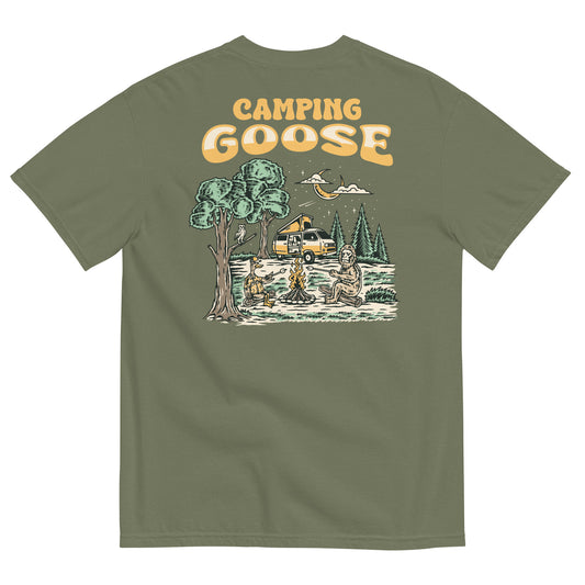 CAMPING GOOSE TEE - FOREST