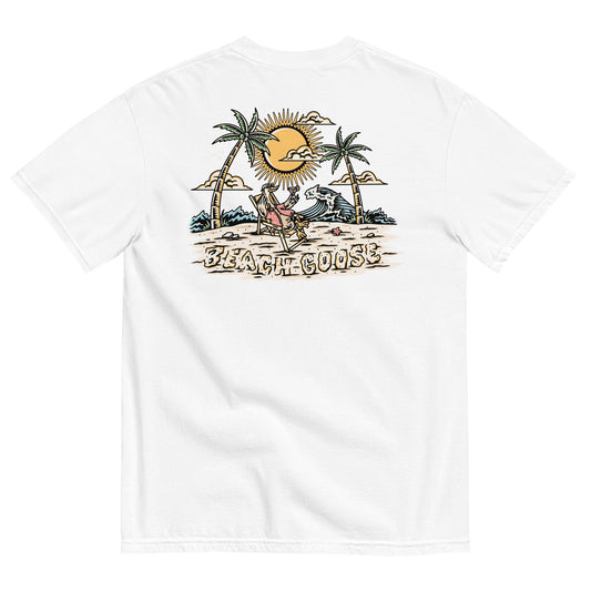 BEACH GOOSE TEE - WHITE