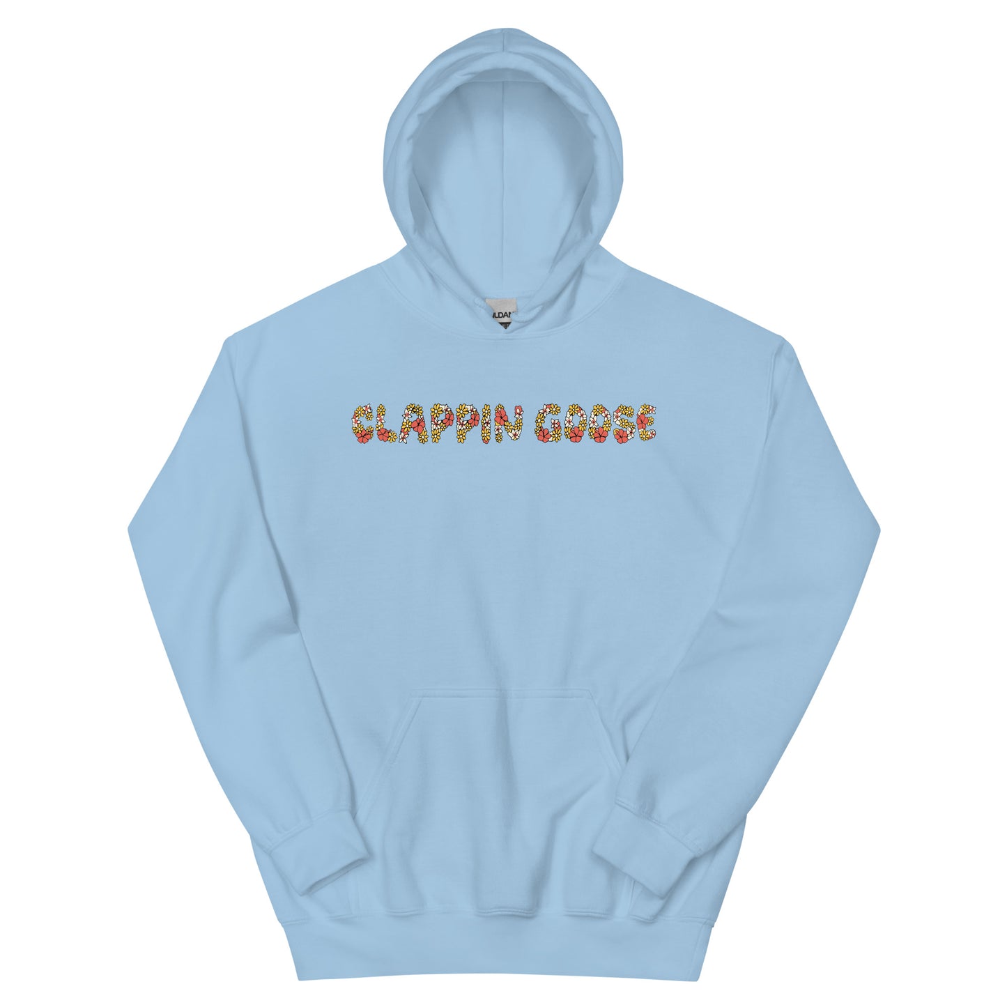 SURFING GOOSE HOODIE - LIGHT BLUE