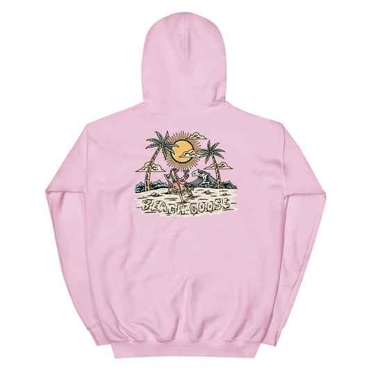 BEACH GOOSE HOODIE - PINK