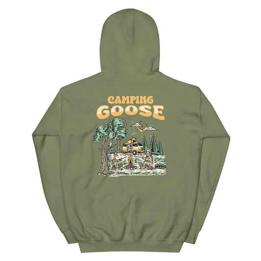 CAMPING GOOSE HOODIE - FOREST