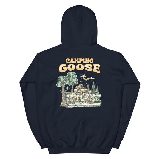 CAMPING GOOSE HOODIE - NAVY