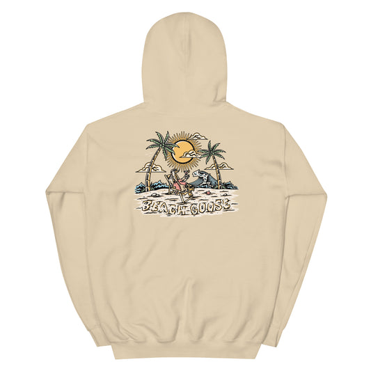 BEACH GOOSE HOODIE - SAND